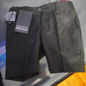 NWT Boys Size 3 Black Dress Shorts